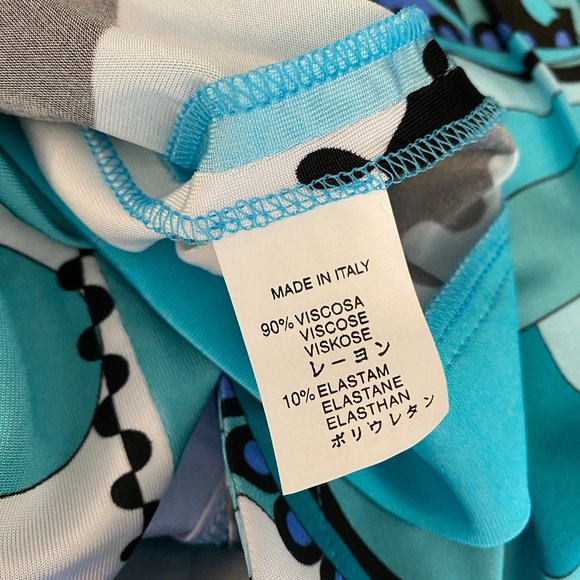 BESSI Blue/Multi Color Floral Print Dress - Picture 9 of 10